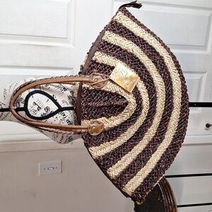 Sun n' Sand Woven Shoulder Bag NWT